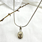 Shazar-dendritic agate Silver pendant