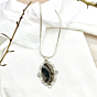 Shazar-dendritic agate Silver pendant 