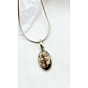 Shazar-dendritic agate Silver pendant