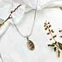 Shazar-dendritic agate Silver pendant 
