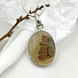Shazar-dendritic agate Silver pendant 
