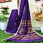 Purple Handloom Premium Cotton Jamdani Saree