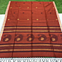 Rust Handloom Premium  Cotton Jamdani Saree