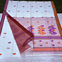 Off-White Handloom Premium Cotton Jamdani Saree
