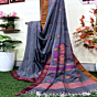Charcole Handloom Premium Cotton Jamdani Saree