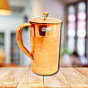 Pure Copper Water Jug | Drinkware Pitcher for Ayurveda Healing | Capacity 1600M L