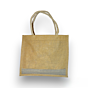 JUTE TWEED TOTE BAG