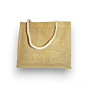 JUTE TWEED TOTE BAG