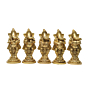 Brass Super Fine Finish Ganesha Musical Set KBH07053