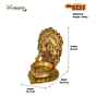 Brass Diya with Ganesh KBH07346