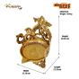 Brass Diya with Jali KBH07348