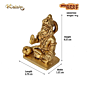 Brass Small Hanuman Idol KBH07350