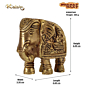 Brass Elephant Showpiece KBH07369