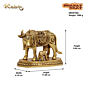 Brass Cow & Calf Idol KBH07468