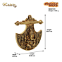 Brass Wall Hanging Ganesh Idol KBH07470