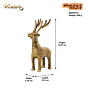 Brass Deer Pair Figurines KBH07474