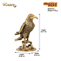 Brass Eagle Statue KBH07475