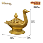 Brass Peacock Design Dhoop Dani Small KBH07487