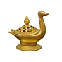 Brass Peacock Design Dhoop Dani Medium KBH07488