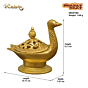 Brass Peacock Design Dhoop Dani Medium KBH07488