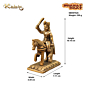 Brass Bathiji Maharaj Idol KBH07526