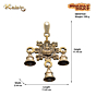 Brass Laxmi Bell Hanging KBH07530