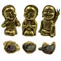 Brass Toy Baby Set of 3 KBH07532