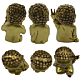 Brass Toy Baby Set of 3 KBH07532