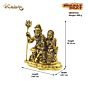 Brass Shiv Family Idol KBH07538