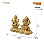 Brass Ganpati & Laxmi Idol KBH07559