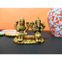 Brass Ganesh Laxmi Small Idol KBH07560