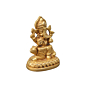 Brass Ganesh With Rat KBH07562