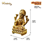 Brass Laxmi with Bajath Idol KBH07565
