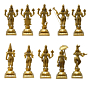 Brass Vishnu Dasavatar Handcrafted Divine Idol KBH07576