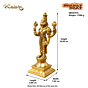Brass Vishnu Dasavatar Handcrafted Divine Idol KBH07576