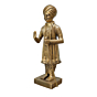 Brass Jalaram Bapa Handcrafted Divine Idol KBH07577