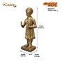 Brass Jalaram Bapa Handcrafted Divine Idol KBH07577