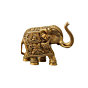 Brass Elephant, Handcrafted Decorative Figurine KBH07580