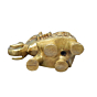 Brass Elephant, Handcrafted Decorative Figurine KBH07580