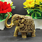 Brass Elephant, Handcrafted Decorative Figurine KBH07580
