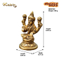 Brass Laxmi Ji Idol KBH07581