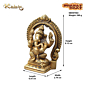 Brass Ganesha Idol KBH07583