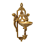 Brass Divo , Handcrafted Traditional Oil Lamp KBH07585
