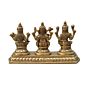 Handcrafted Lakshmi Ganesh Saraswati Idol Set KBH07586