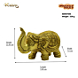 Handcrafted Decorative Elephant Figurine KBH07594