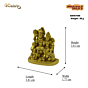 Handcrafted Shiv Pariwar Miniature Idol KBH07599