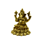 Brass Lotus Ganesh Idol KBH07602