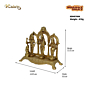 Handcrafted Ram Darbar Divine Idol Set KBH07604