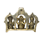 Brass Kaman Ganesh Laxmi Saraswati Idol KBH07605