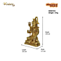 Brass Shiv Ji Idol KBH07613